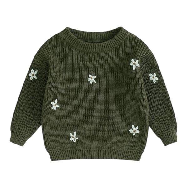 Magly Cute Knit Sweater for Baby Girls
